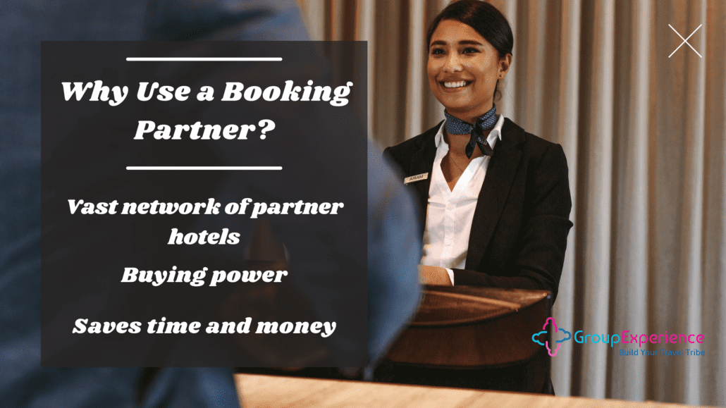 use a group booking partner
